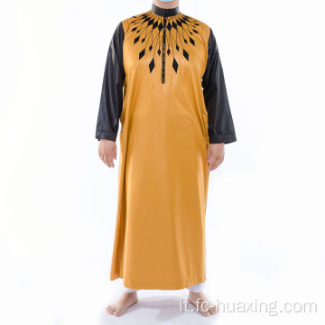 Uomini di abbigliamento islamico Abaya Thobe